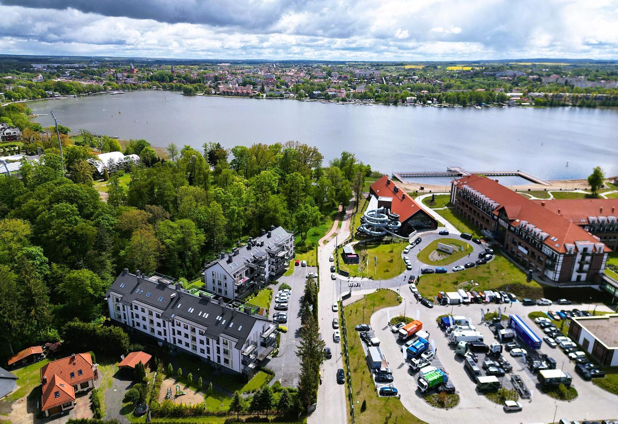 Lake Apart Ostroda - Widok, Przy Plazy, Aquapark, Parking Podziemny, Winda, Netflix Dış mekan fotoğraf